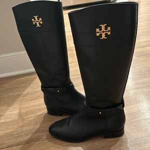 Tory Burch black boots size 9.5